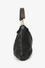 Louis Vuitton Black Leather Mahina Selene Hobo Bag