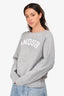 Zadig & Voltaire Grey 'Amour' Sweatshirt Size S