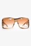 Christian Dior 2005 Brown Oversized Logo Sunglasses