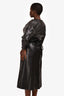 Proenza Schouler Faux Leather Wrap Dress Size 8