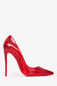 Christian Louboutin Red Patent Leather So Kate 120 Heels Size 38