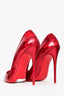 Christian Louboutin Red Patent Leather So Kate 120 Heels Size 38