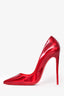 Christian Louboutin Red Patent Leather So Kate 120 Heels Size 38