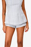Nana Jaqueline Blue Anabella Bow Top & Shorts Set Size S