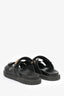 Christian Dior Black Double Strap 'Dioract' Sandals Size 37