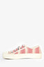Christian Dior Pink/White Tie Dye Canvas 'Walk'n'Dior' Sneakers Size 37 (As Is)