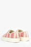 Christian Dior Pink/White Tie Dye Canvas 'Walk'n'Dior' Sneakers Size 37 (As Is)