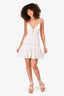 Zimmermann White Eyelet/Lace Sleeveless Mini Dress Size 0