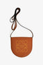 Loewe Brown Calfskin Leather Heel Crossbody Pouch