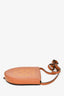 Loewe Brown Calfskin Leather Heel Crossbody Pouch