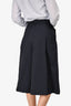 Sandro Navy Box Pleats Culottes Size 1