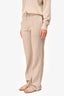 Hermès Beige Cotton/Silk Sweatshirt + Joggers Set Size 34
