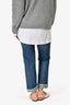 Christian Dior Dark Denim Tapered J'adior' Jeans Size 2