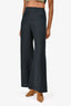 Faithfull the Brand Washed Black Linen Flared Pants Size XS