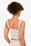 Faithfull The Brand Grey Ruched Top Size S