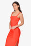 Samsoe Samsoe Red Satin Slip Dress Size XS
