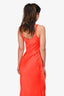 Samsoe Samsoe Red Satin Slip Dress Size XS