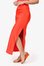 Samsoe Samsoe Red Satin Slip Dress Size XS