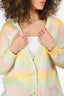 Olivia Rubin Yellow/Pink Tie Dye Pearl Buttoned Cardigan Size XS