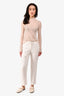 Alexander McQueen White Tailored Fitted Pants Size 36