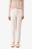 Alexander McQueen White Tailored Fitted Pants Size 36