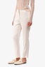 Alexander McQueen White Tailored Fitted Pants Size 36