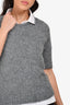 Samsoe Samsoe Grey Mohair Top Size XS With Tags