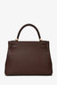 Hermès 2018 Dark Brown Togo Leather Retourne Kelly 28 with Strap