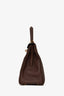 Hermès 2018 Dark Brown Togo Leather Retourne Kelly 28 with Strap