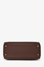 Hermès 2018 Dark Brown Togo Leather Retourne Kelly 28 with Strap