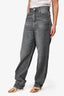 Isabel Marant Etoile Grey Denim Straight Legged Jeans Size 34