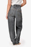Isabel Marant Etoile Grey Denim Straight Legged Jeans Size 34