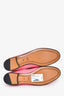 Gucci Pink Leather Horsebit Loafers Size 39