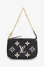 Louis Vuitton Black/Nude Empreinte Leather Monogram Giant Mini Pochette
