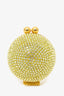 Marzook Green/Gold Crystal Orb Evening Bag