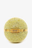 Marzook Green/Gold Crystal Orb Evening Bag