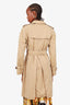 Burberry London Biege Short Trench Coat Size 8