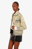 Gucci Acid Wash Denim Monogram Jacket Size 40