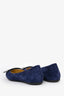Roger Vivier Blue Suede Buckle Ballet Flats Size 36