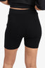 Jacquemus Black Ribbed Knit Shorts Size 38