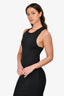 Miaou Black Open Back Detail Midi Dress Size M