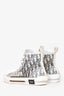 Christian Dior Navy Oblique B23 High Top Sneakers Size 46
