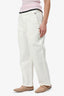The Row White Crop Jeans Size 6