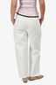 The Row White Crop Jeans Size 6