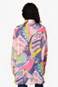 Pre-Loved Chanel™ Purple Multicolour Printed Silk Shirt Size 40
