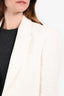 Brunello Cucinelli White Cropped Blazer Size 42