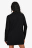 Pre-Loved Chanel™ Black Cashmere Long Cardigan with Gold Buttons Size 38