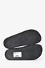 Balenciaga Black Rubber Logo Platform Slides Size 9