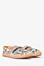 Christian Dior Cream Floral Canvas Espadrilles Size 37