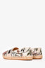 Christian Dior Cream Floral Canvas Espadrilles Size 37